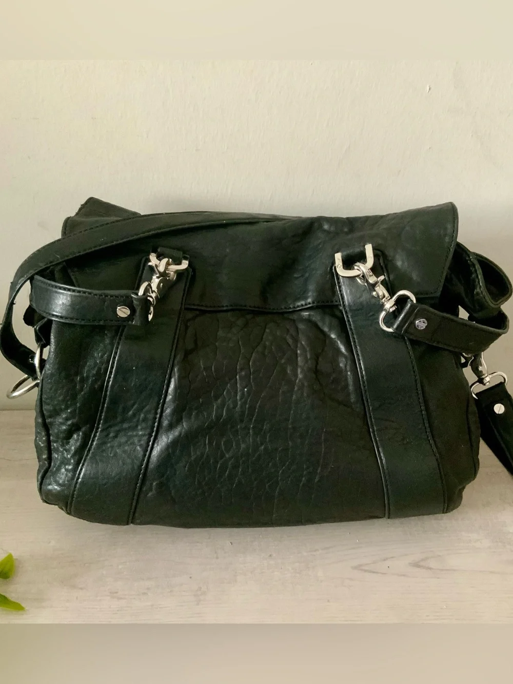 TORY BURCH DAYTON LARGE CITY SATCHEL SHOULDER BAG FROM 2010